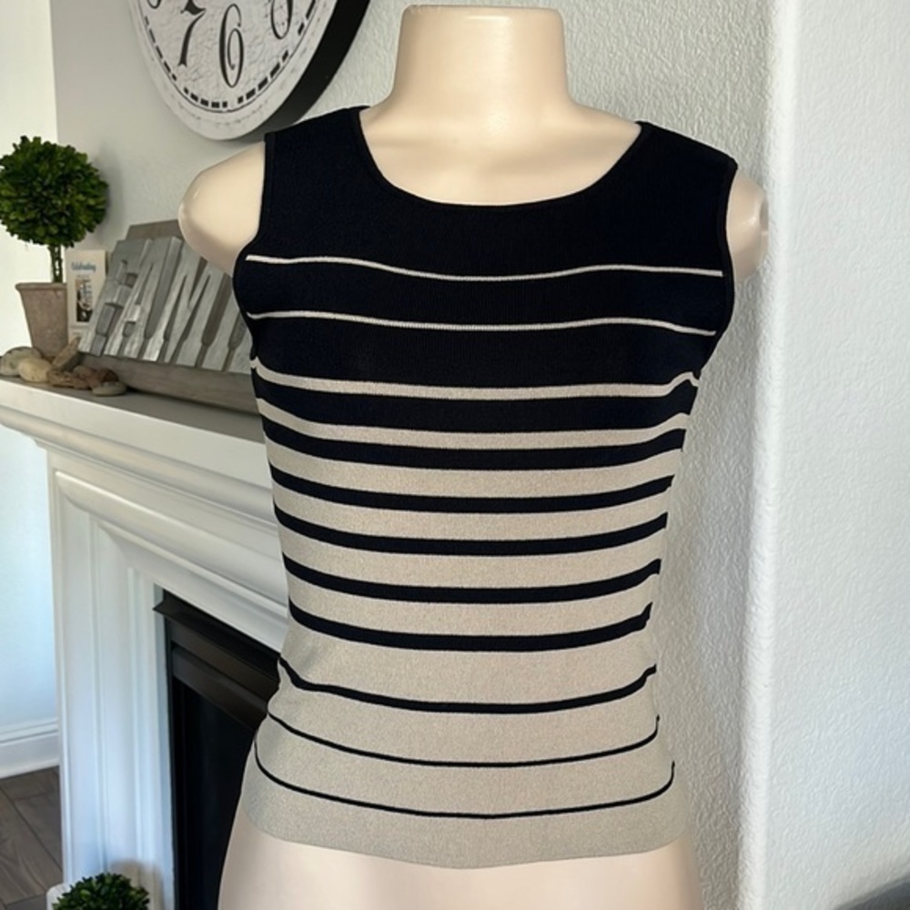 Finity Black Cream Tank